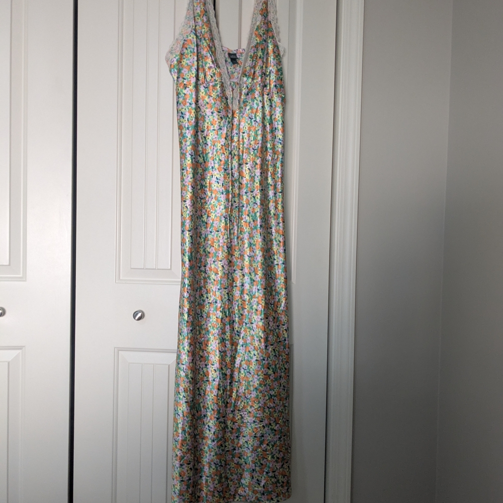 Floral Multicolor Maxi Dress